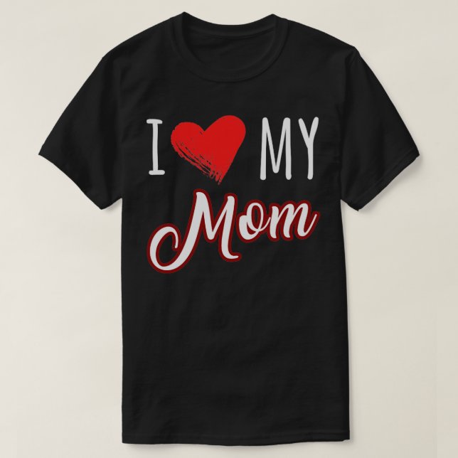 i kärlek min mamma t shirt (Design framsida)