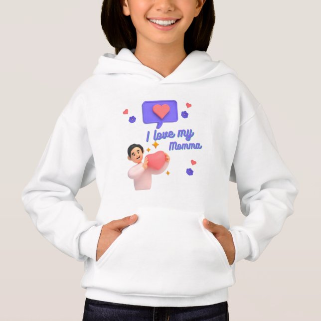 i kärlek min mamma t shirt (Framsida)