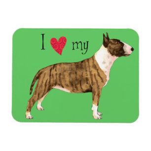 I Kärlek min Mini Bull Terrier Magnet