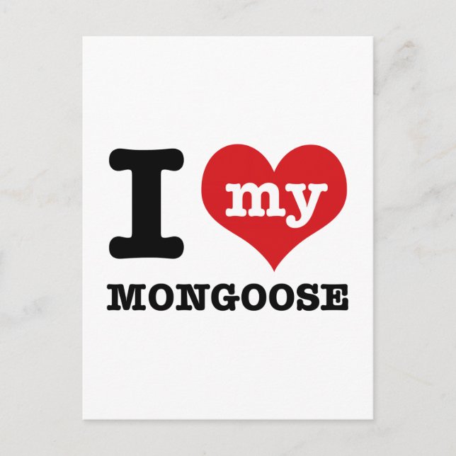 I kärlek min mongosa vykort (Framsida)