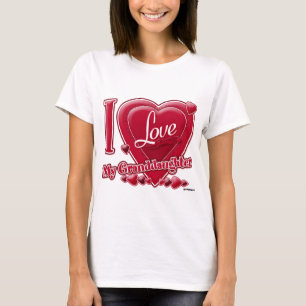 I Kärlek Min mordotter - hjärta Tee Shirt