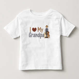 I Kärlek Min morfar (jordbrukare) Småbarn T-shirt
