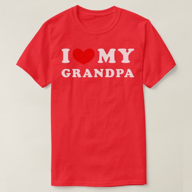I Kärlek, min morfar... T Shirt (Design framsida)