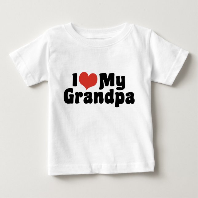 I Kärlek Min morfar Tee Shirt (Framsida)
