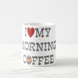 I Kärlek Min morgonkaffe Mugg