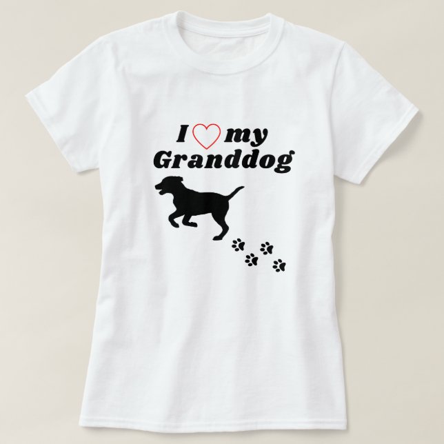 I Kärlek Min morhund - Grand hund tröja (Design framsida)