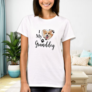 I Kärlek Min morhund Personlig morma Pet Photo T Shirt