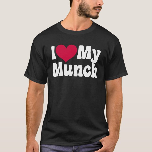 I Kärlek, min Munch.. T Shirt (Framsida)