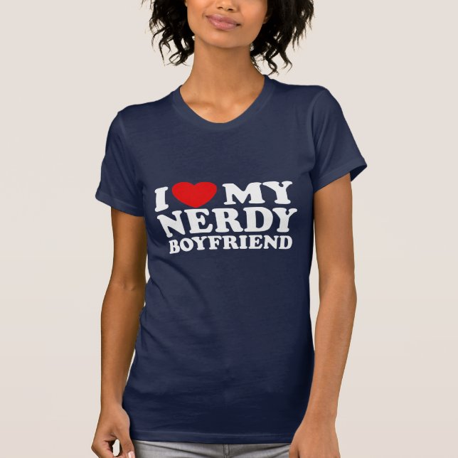 I Kärlek Min Nerdy Boykompis Tee (Framsida)