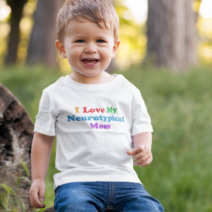 I Kärlek min neurotypiska Mamma-nuny Autism Cute T Shirt