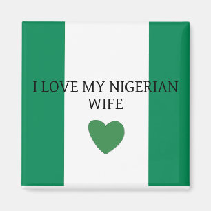 I Kärlek Min nigerianska fru Magnet