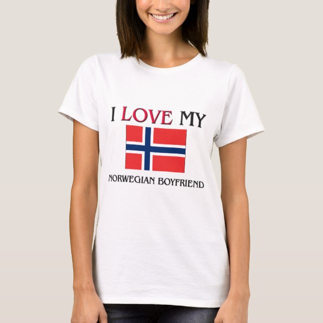 I Kärlek Min norska Boykompis Tee (Framsida)