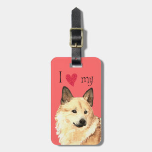 I Kärlek min norska buhund Bagagebricka