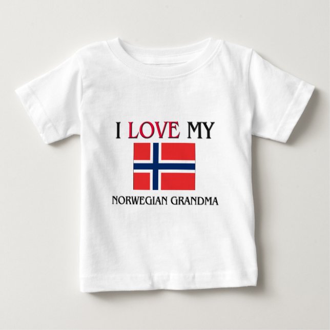 I Kärlek Min norska mormor Tee (Framsida)