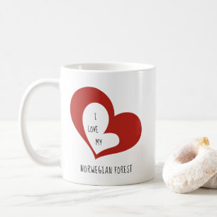 I Kärlek Min norska skogskassa Kaffemugg