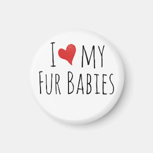 I kärlek min päls spädbarn magnet