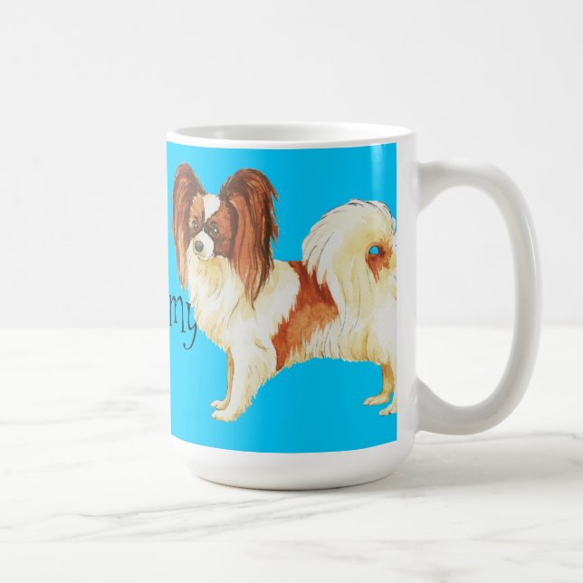 I Kärlek min Papillon Kaffemugg (Höger)