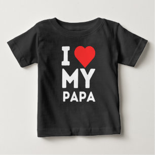 I Kärlek min Pappa-familj, Kärlek Heart Gift T Shirt