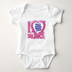 I Kärlek Min pappa rosa/lila - foto T-shirt