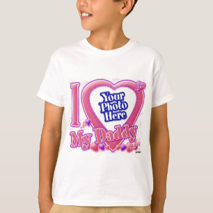I Kärlek Min pappa rosa/lila - foto Tee