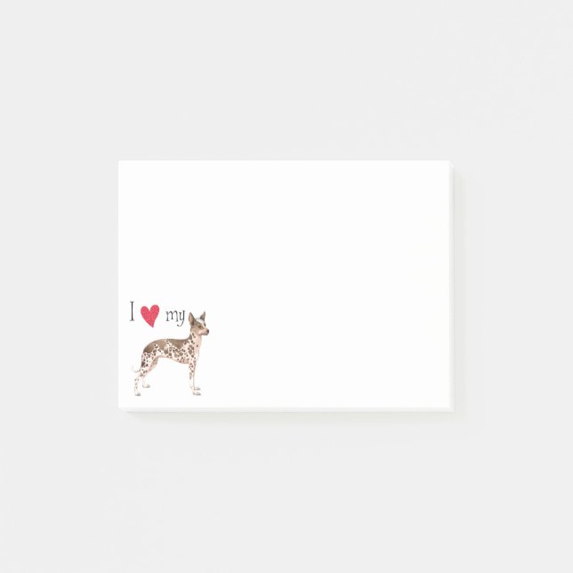 I Kärlek min peruanska Inca Orchid Post-it Block (Framsida)