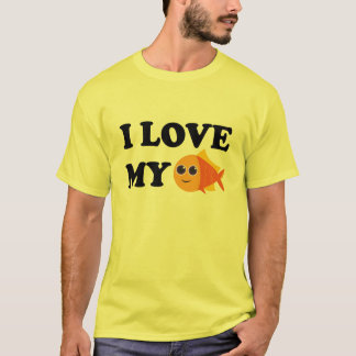 I Kärlek Min Pet Goldfish T-shirt