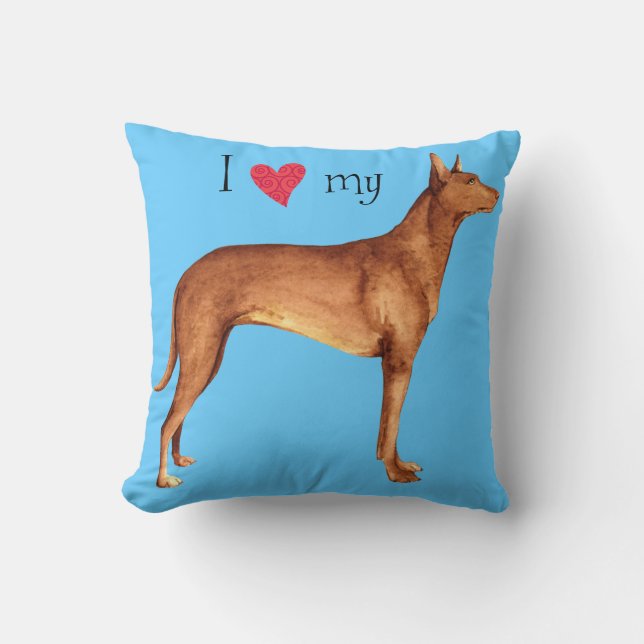 I Kärlek min Pharaoh Hound Kudde (Framsida)