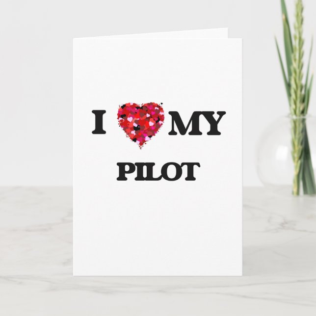 I kärlek min pilot kort (Framsida)
