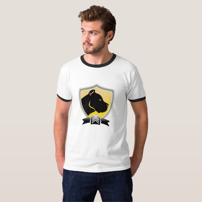 i kärlek min pitbull tee shirt (Hel framsida)