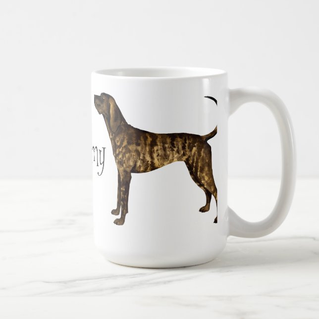 I Kärlek min Plott Hound Kaffemugg (Höger)