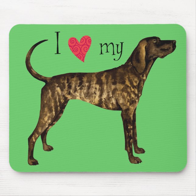 I Kärlek min Plott Hound Musmatta (Framsidan)