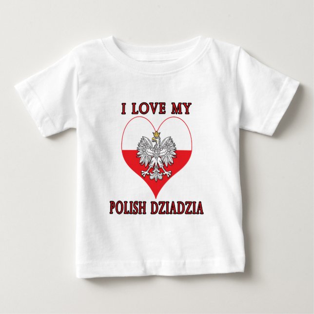 I Kärlek Min polska Dziadzia Tee (Framsida)