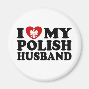 I Kärlek Min polska Make Magnet
