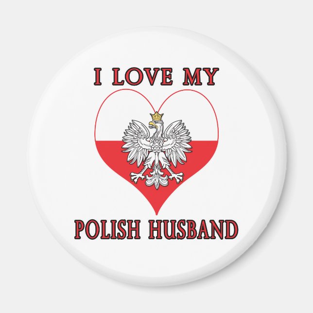 I Kärlek Min polska Make Magnet (Framsidan)