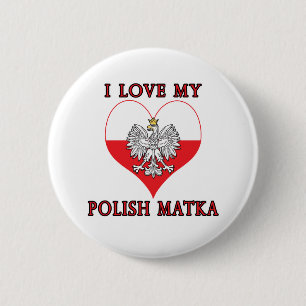 I Kärlek Min polska Matka Knapp