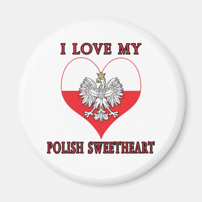 I Kärlek Min polske älskling Magnet (Framsidan)