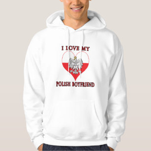 I Kärlek Min polske bojvän Hoodie