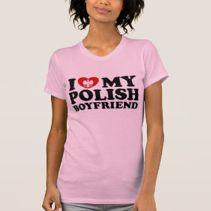 I Kärlek Min polske bojvän T Shirt