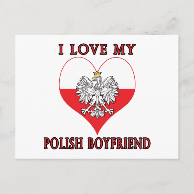 I Kärlek Min polske bojvän Vykort (Framsida)