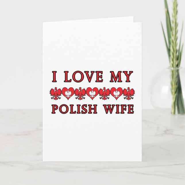 I Kärlek Min polske fru Kort (Framsida)