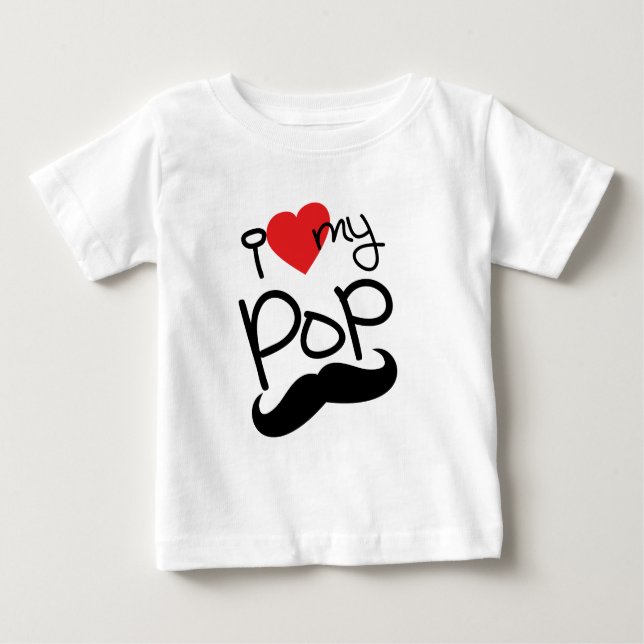 I kärlek min Pop Romper Tee Shirt (Framsida)