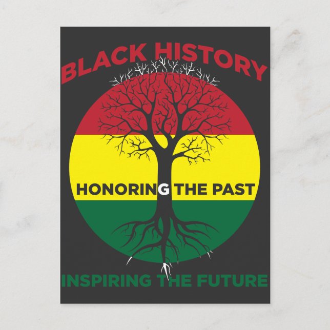 I kärlek min Pride Roots Afrika Afro Proud African Vykort (Framsida)