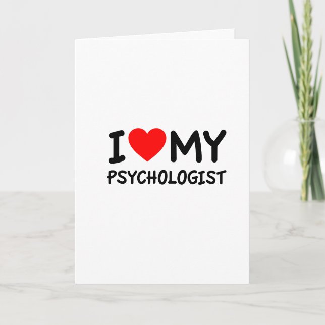 I kärlek min psykolog kort (Framsida)