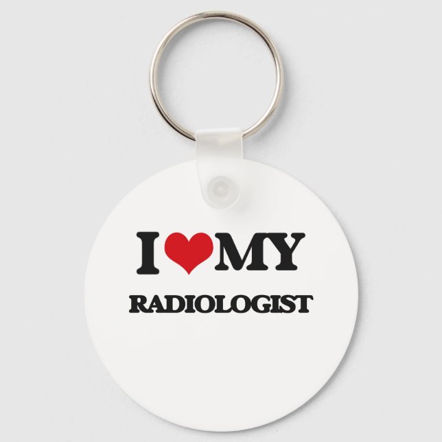 I kärlek min radiolog nyckelring (Framsida)