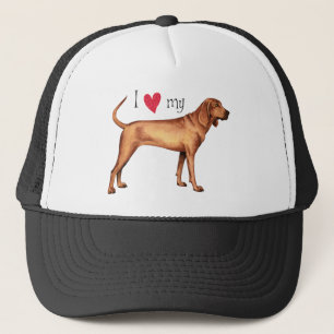 I Kärlek min Redbone Coonhound Keps