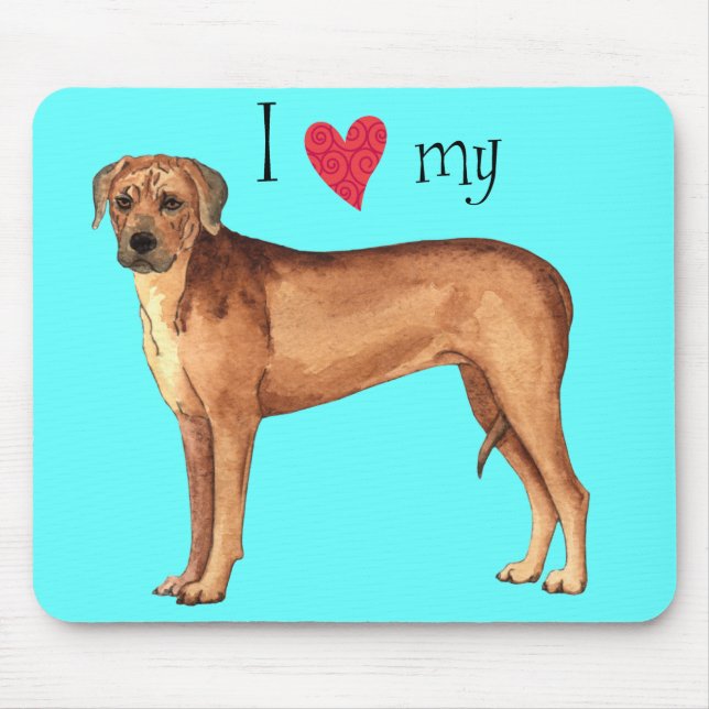 I Kärlek min Rhodesian Ridgeback Musmatta (Framsidan)