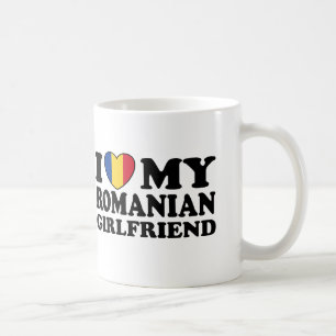 I Kärlek Min rumänska flickvän Kaffemugg