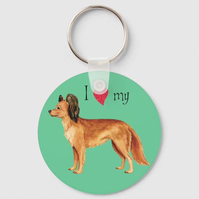 I Kärlek min ryska Leksak Nyckelring (Framsida)