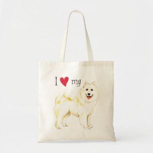 I Kärlek min Samoyed Tygkasse