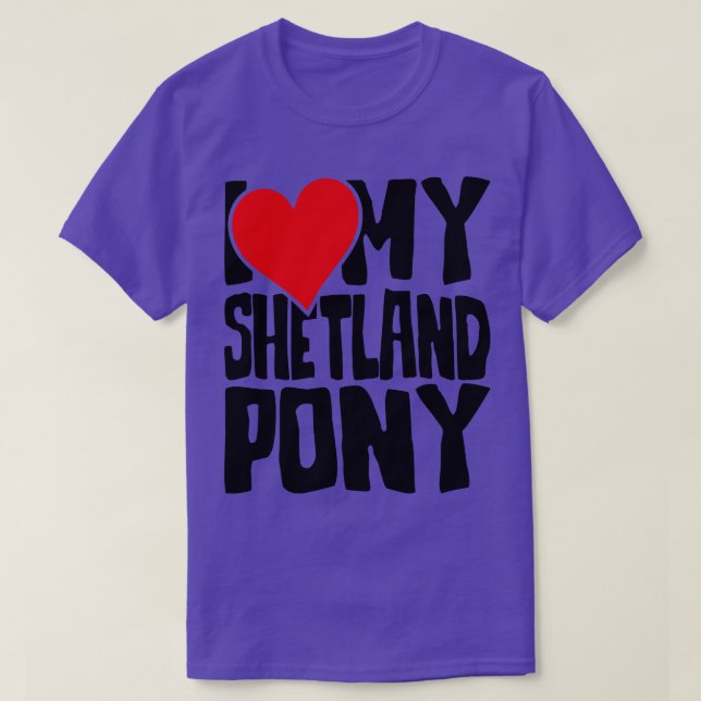 I kärlek min Shetland pony 1 T Shirt (Design framsida)